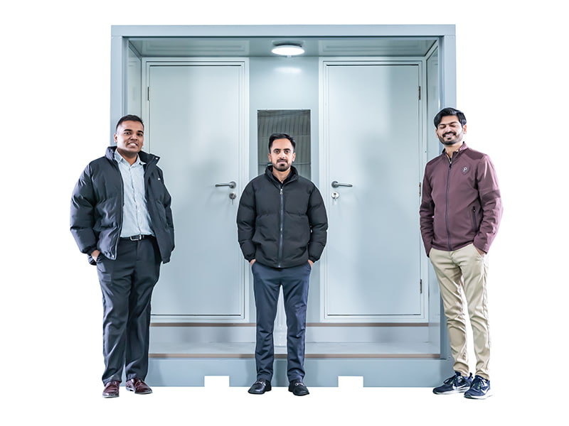 দুই-ব্যক্তির আউটডোর পোর্টেবল টয়লেট