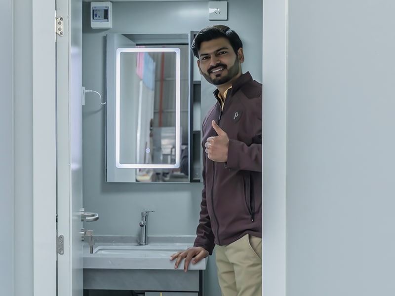 একক-ব্যক্তি XL আউটডোর পোর্টেবল টয়লেট