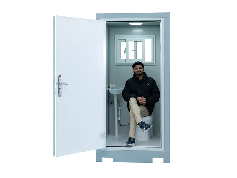 একক-ব্যক্তি আউটডোর পোর্টেবল টয়লেট