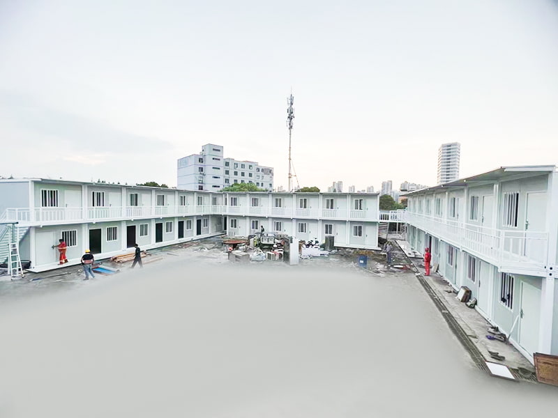 মায়ানমার নির্মাণ সাইট অস্থায়ী ডরমিটরি দ্রুত একত্রিত কন্টেইনার রুম