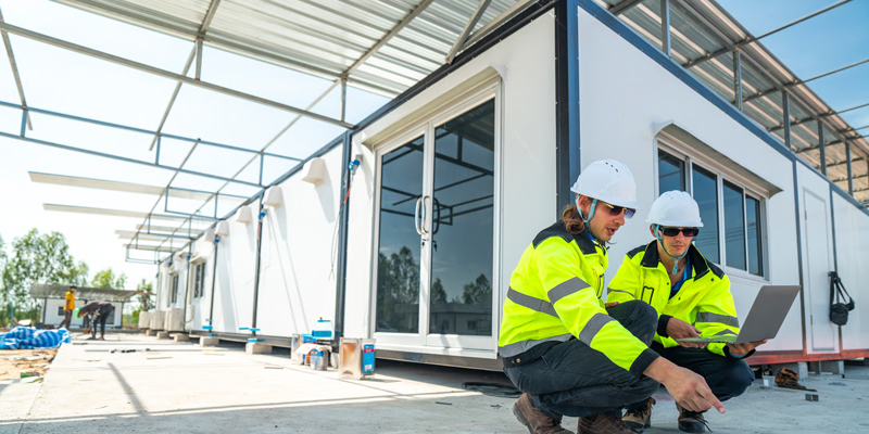 প্রকল্প সমর্থন: নির্মাণ সাইট ক্যাম্প, গুদামজাতকরণ